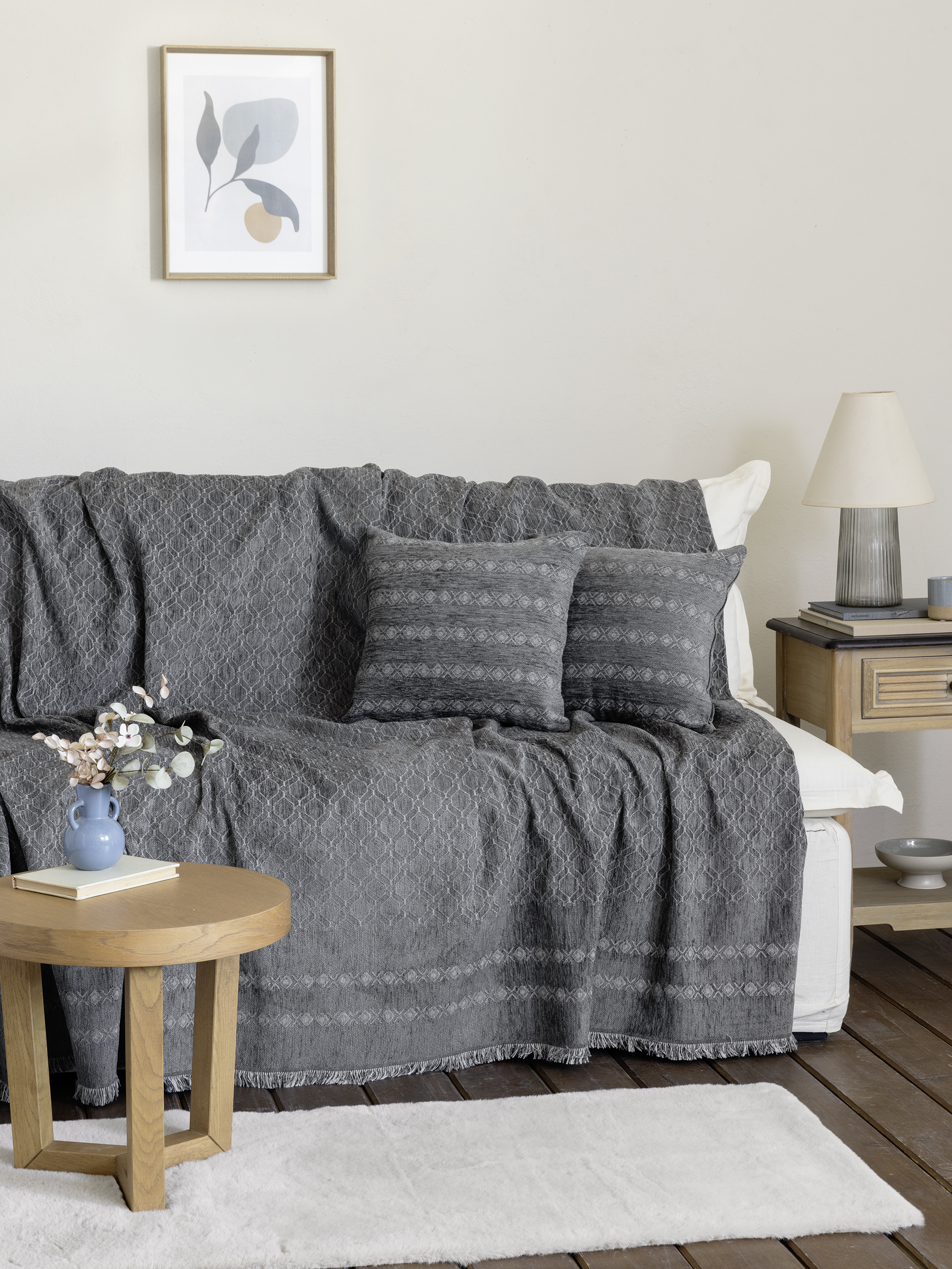 Ριχτάρι Διθέσιος 180x240 Nima Home Mansi Gray